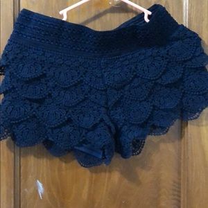 Lace shorts